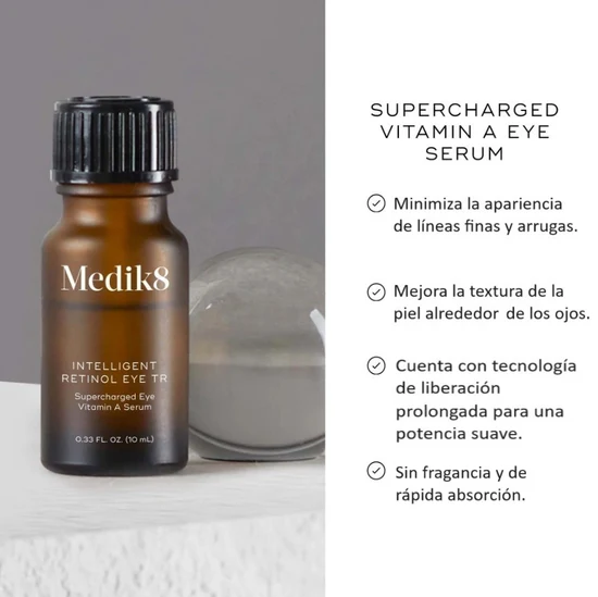 Intelligent Retinol Eye TR de la marca MEDIK8: Beneficios