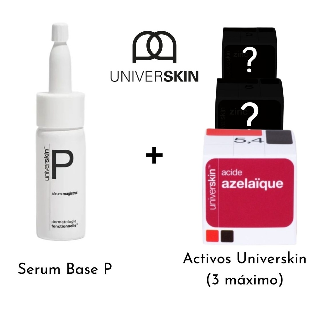 Ácido Azelaico 5.4% de la marca Universkin: Mezclar con Serum Base P
